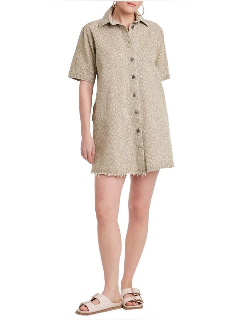 Universal Thread Animal Print Denim Dress